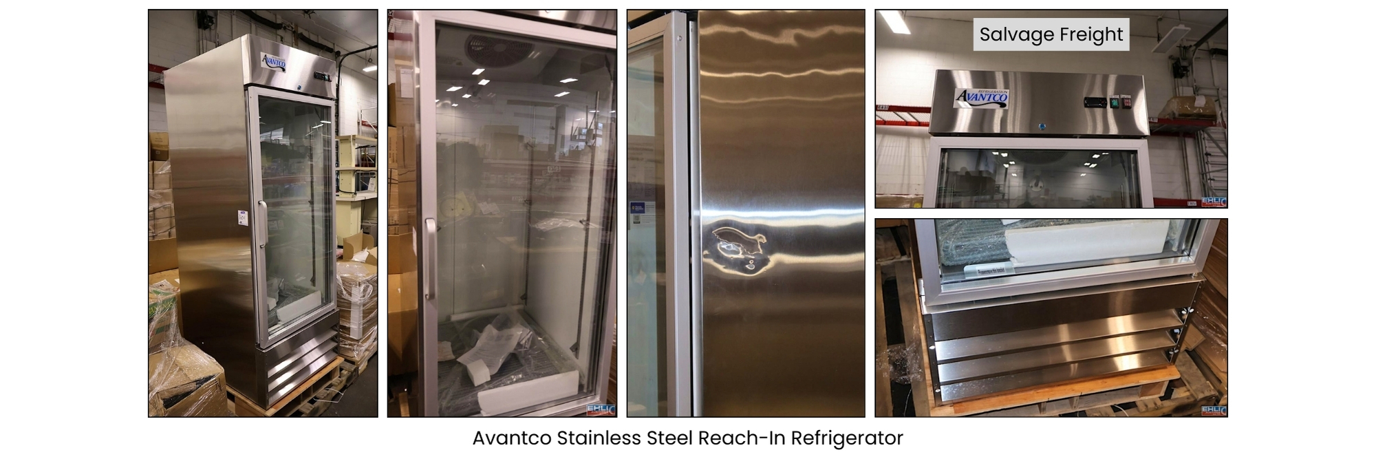 Avantco Stainless Steel Reach In Refrigerator